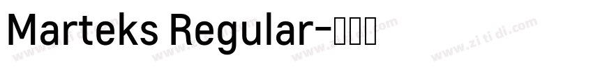 Marteks Regular字体转换
